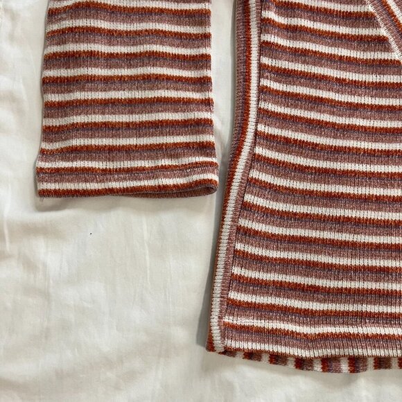 Saturday Sunday by Anthropology Multi Color Stripe Oversize Sweater | Size XS - Picture 2 of 7